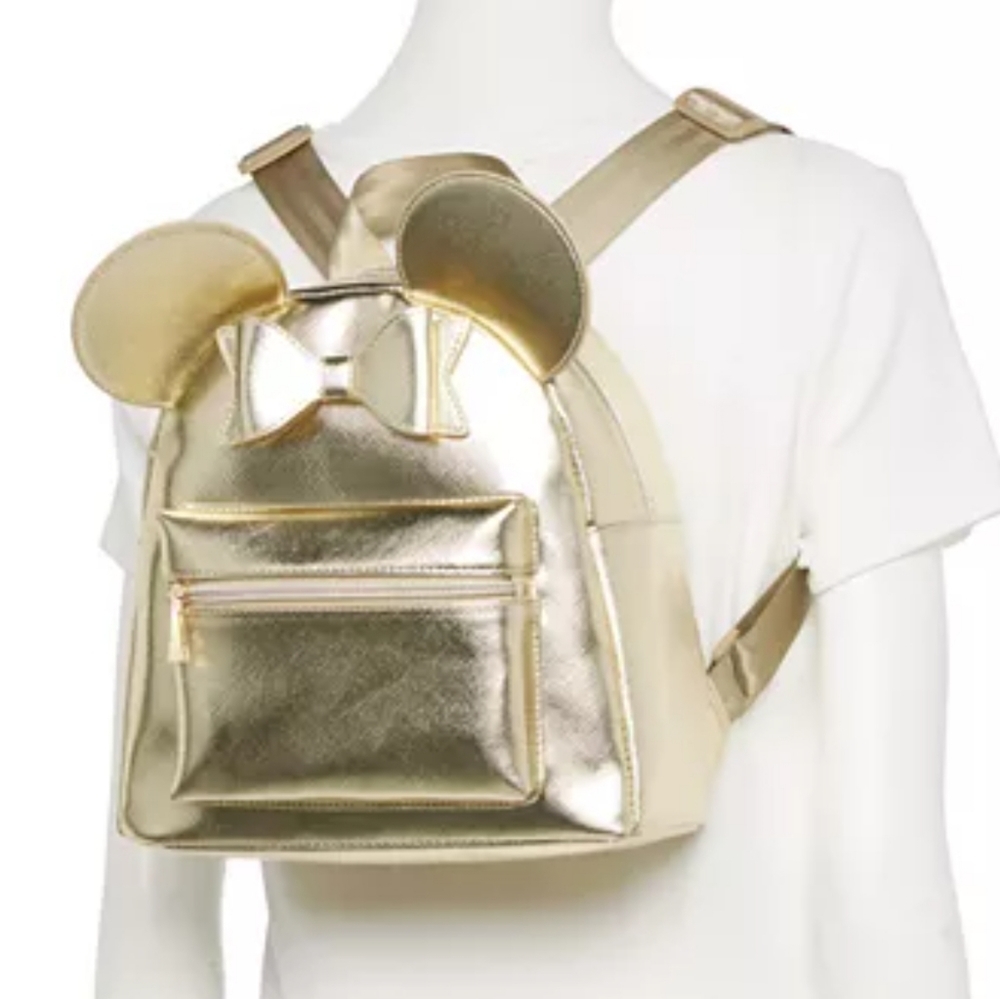 Disney Minnie Mouse Metallic Mini Backpack - Picture 5 of 10